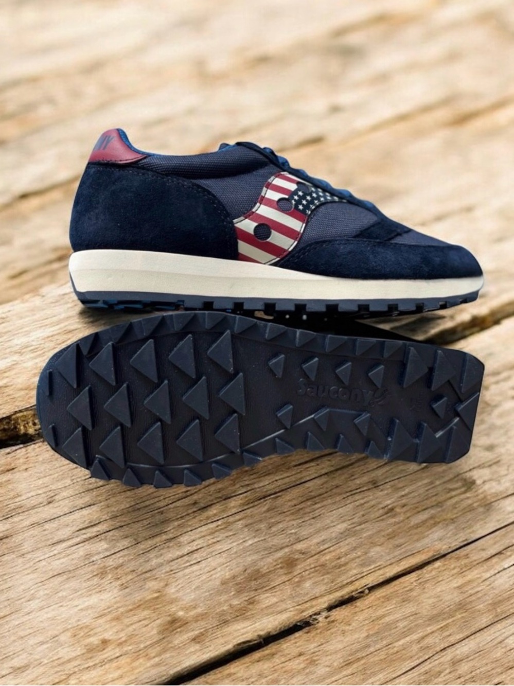 Saucony Jazz 81 Stars and Stripes Sneakers - Picture 3 of 16